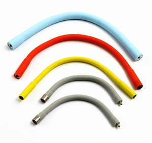 ยืดหยุ่นแขนซิลิโคนที่มีสีสันเคลือบก้านที่มีความยืดหยุ่นคอห่าน/โคมไฟท่อคอห่านยางโลหะ - Product Image 5