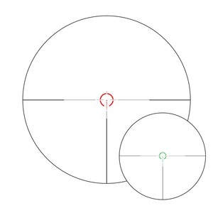 Mira Telescópica Táctica 5d Era 3x30mm con Prisma, Aumento 3x, Mira Reflex con Punto Rojo, Retícula Roja y Verde, Activación por Movimiento, para <span class=keywords><strong>Caza</strong></span> - Product Image 6