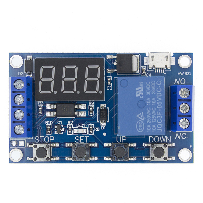 ISMART 6-30 В релейный модуль переключатель триггер время задержки цепи таймера цикл регулируемый 828 акция
