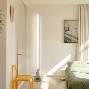 Minimalist Glass Floor <b>Lamp</b> Led Light Source Switch Control Home Use Studio <b>Study</b> Bedroom - Product Image 2