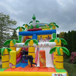 Inflables Directos de Fábrica, Tobogán Inflable de Dinosaurio, <span class=keywords><strong>Castillo</strong></span> con Tobogán Inflable para Niños - Product Image 5