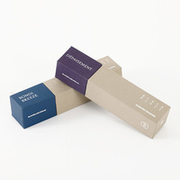 Boîtes à tiroirs coulissants simples et personnalisables avec papier artistique et revêtement UV pour l'emballage de cosmétiques et de bijoux