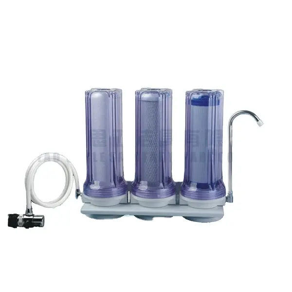 3 Stage 10 Inch Groothandel Teller Top Water Filter Purifier