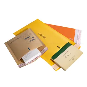 Small Business Mailing Packages Natural Kraft Bubble Mailer Paper Bag Envelopes Padded Envelopes Bag