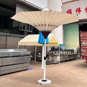 3.5M /6M / 8M grand parasol de jardin extérieur commercial robuste Patio <span class=keywords><strong>parapluie</strong></span> extérieur fleur <span class=keywords><strong>tulipe</strong></span> <span class=keywords><strong>parapluie</strong></span> - Product Image 3