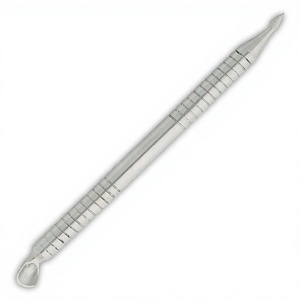 Empujador de Cutículas de Doble Punta de Acero Inoxidable con Logotipo Personalizado para Manicura Profesional - Product Image 3