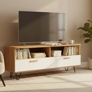 Set <span class=keywords><strong>di</strong></span> Mobile <span class=keywords><strong>TV</strong></span> e Tavolino da Caffè in Stile Nordico <span class=keywords><strong>di</strong></span> Lusso, Arredamento Moderno Minimalista per Soggiorno in MDF, Prodotto in Cina, Imballato per la Spedizione - Product Image 1