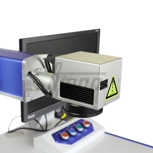 Machine de marquage laser à fibre 100W, refroidissement par air, zone de marquage 300x300mm, CNC autonome avec logiciel EzCad pour métal et acrylique - Product Image 4