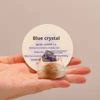 YD TOYS Boîte Mystère en Verre Cristal Chat Mignon Pai, Artisanat Tendance, Pierre Diffuseur, Décoration Porte-Bonheur, Ornement Anti-Stress