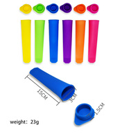 Moule à glaces en silicone avec couvercles, moules à sucettes glacées en silicone réutilisables, tubes à glaces en silicone