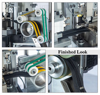 Fermeture à glissière en nylon 2 en 1, entièrement automatique, dénudage et coupe du bas, soudage, pour fermetures à glissière finis