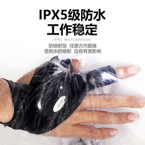Guantes de pesca con luces, tres dedos expuestos, de neopreno, talla única, para pesca nocturna, cebo y reparación de automóviles - Product Image 4