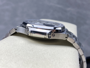 นาฬิกาผู้ชายวินเทจสุดหรูพร้อมจอแสดงผลข้างแรมวัสดุสเตนเลสดีไซน์เนอร์ - Product Image 6