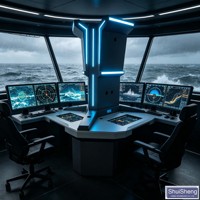 Système de secours de console d'opérateur maritime certifié ABS pour plateformes industrielles offshore et opération continue de navires