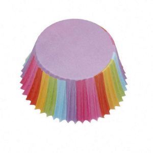 Molde para Pastel de Grado Alimenticio, Libre de BPA, Juego de 12 Moldes Redondos Multicolores para Cupcakes y Pasteles - Product Image 3
