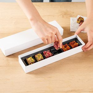 Boîtes de Brigadeiros Brésiliens Classiques de <span class=keywords><strong>Luxe</strong></span> Personnalisées en Gros (9 pièces) – Boîte de Brigadeiros Gourmands avec Plateau Blister - Product Image 5