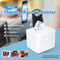 Imprimante thermique de reçus de bureau 2 en 1 en gros, compatible avec Android, iOS, Windows, papier thermique