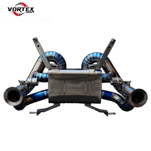 Échappement Catback en alliage de titane haute performance Vortex avec convertisseur catalytique et collecteur pour Lamborghini LP700 - Product Image 2