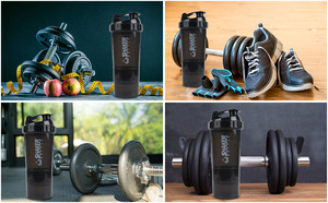Produzione di bottiglie di <span class=keywords><strong>plastica</strong></span> <span class=keywords><strong>Shaker</strong></span> da viaggio per bottiglie di proteine da palestra sportive personalizzate - Product Image 5