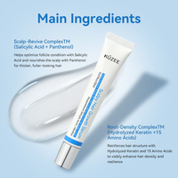 Sérum Capillaire Scalpy à l'Acide Salicylique, Menthol et Dexpantenol pour la Croissance des Cheveux, Traitement des Cheveux Amincis, Épaississement et Densification Capillaire