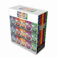 Vitrine de présentation de bureau en acrylique de haute qualité pour thé, chewing-gum, huiles essentielles, et présentoir pour magasin de tabac