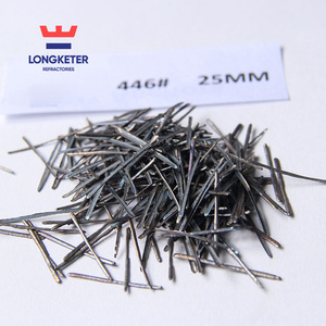 Fibre d'<span class=keywords><strong>acier</strong></span> réfractaire de qualité moyenne LKT, extraites à chaud, en <span class=keywords><strong>acier</strong></span> inoxydable, anti-fissuration, pour la découpe de matériaux coulés pour fours réfractaires - Product Image 4