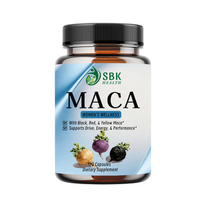 OEM Maca Capsules Increase Endurance Root Black Pepper Blend Strength Performance for Enhanced Elevation Wellness - Product Image 1