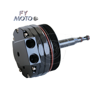 Tutup Filter pendingin oli Billet CNC tutup AN10 fitting & 2 port Sensor untuk BMW M52 M54 M56 E46 E39 E60 E61 X3 X5 Z3 Z4
