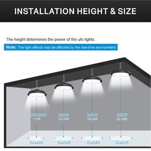 Промышленный светодиодный светильник UFO High Bay AC277V-480V, 100W-300W, IP65, для склада - Product Image 6