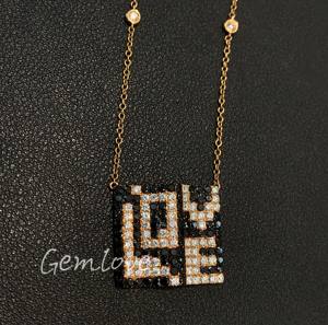 สร้อยคอสี่เหลี่ยมสีทอง18K ทันสมัยสำหรับผู้หญิง2025ใหม่เพชรทรงกลมเจียระไนในห้องปฏิบัติการเหมาะสำหรับงานปาร์ตี้ - Product Image 2