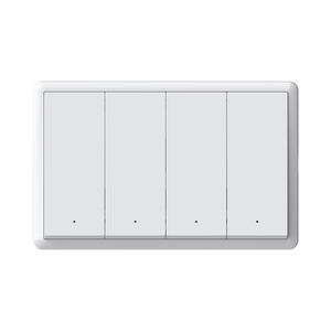 Interrupteur mural intelligent Matter 1/2/3/4 gangs US avec télécommande <span class=keywords><strong>bouton</strong></span>, commande vocale et programmation pour Alexa, Google <span class=keywords><strong>Home</strong></span>, HomeKit, Android - Product Image 1