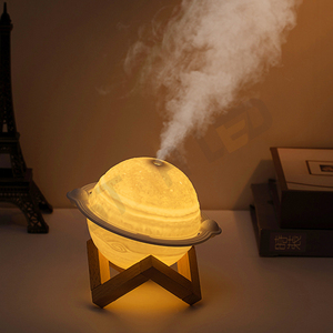 Humidifier 3D Moon Lamp Humidifier with <strong>LED</strong> <strong>3</strong> Colors Night Light USB Aromatherapy <strong>Diffuser</strong> Mini Desk Humidifier - Product Image 5