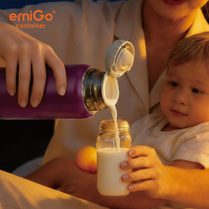 Calentador de Leche Portátil Inteligente EmiGo de 500 ml, Resistente al Agua IPX7, con Pantalla Táctil y Control de Temperatura, Biberón para Viajes - Product Image 5