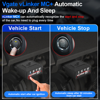 Vgate VLinker MC+ 4.0 ELM327 V2.2 Lector de Códigos OBD2 Bluetooth para Android e iOS, Escáner de Diagnóstico para Automóviles
