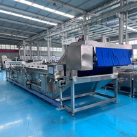 Chaîne de pasteurisation de jus d'orange en tunnel personnalisable, équipement de pasteurisation de nouilles haute capacité, machine de pasteurisation du miel