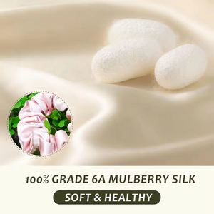Pure <b>100</b>% Mulberry <b>Silk</b> Fashion Solid Color <b>Scrunchies</b> Care Women <b>Hair</b> Accessories - Product Image 2