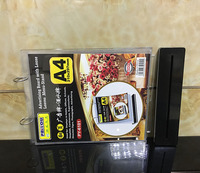 Porte-menu de table à pages tournantes format A6 avec 6 pochettes pour restaurant