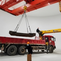 Moteur de pont roulant électrique antidéflagrant à double poutre, 380V AC, capacité 100 tonnes, pour atelier industriel dangereux