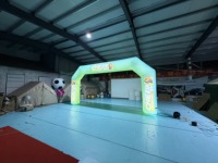 Arche gonflable publicitaire portable et personnalisée, scellée, en PVC renforcé pour la promotion d'expositions