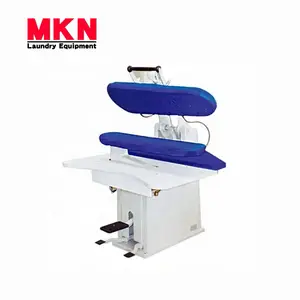 Shanghai MKN Factory Supply Commercial Laundry Equipment Steam Press Ironing Table Machine for clothes