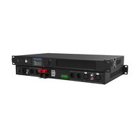 Amplificateur de puissance Dante 900W avec écran LCD de contrôle TCP/IP conforme à DSP AES67 100V/70V/8Ω/4Ω