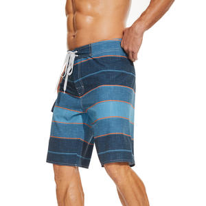 Groothandel In Meerdere Kleuren Heren Zwemshorts In Polyester Strandshorts Op Maat Gemaakte Shorts Badkleding Met Casual Geweven Print - Product Image 3