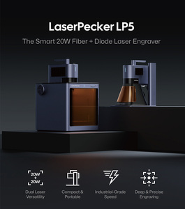 Grabador láser portátil <span class=keywords><strong>Laserpecker</strong></span> 2 de 5W, 600 mm/s, la impresora de grabado Lazer de velocidad de Grabado más rápida - Product Image 5