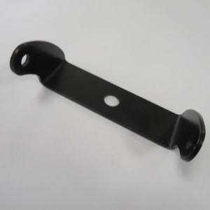 Support de fixation pour <span class=keywords><strong>porte</strong></span>-bagages arrière de vélo en acier inoxydable noir mat, personnalisable, avec adaptateur de montage sur tige de selle - Product Image 3