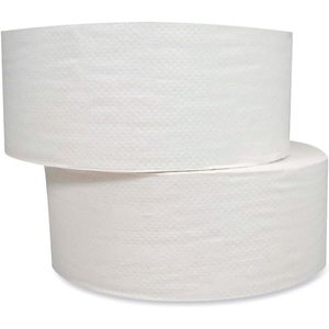 Papel Higiénico GEN 202 Jumbo JRT, 9 Pulgadas de Diámetro, 12 Unidades (Paquete de 1), Suave y Resistente, 2 Capas, Bambú con Puntos en Relieve - Product Image 3