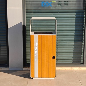 Cubos de basura públicos y cubos de basura para áreas comunitarias Cubos de basura esenciales para <span class=keywords><strong>la</strong></span> <span class=keywords><strong>Limpieza</strong></span> del vecindario - Product Image 2