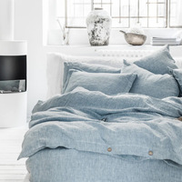 Nouveau Style écologique taie d'oreiller lavable housse de couette confortable ensemble de literie personnalisé de luxe housse de couette reine taille ensemble de literie lavé