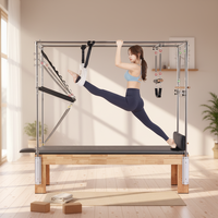 Lit de Pilates Cadillac avec tour, idéal pour améliorer la force, la flexibilité et l'équilibre