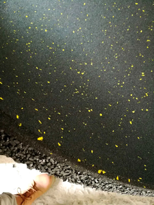 1000 X 1000 X 30mm Thick Full <strong>Black</strong> High Density Safety Mat Protective Flooring for Gym Free Weights Zone Free Rubber Flooring - Product Image 4