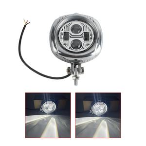 Faro LED Retro para Motocicleta, 30w-40w, IP67 Impermeable, Lente de Vidrio Transparente, E9, para Harley, Honda, Yamaha, <span class=keywords><strong>Kawasaki</strong></span>, Bobber, <span class=keywords><strong>Cafe</strong></span> <span class=keywords><strong>Racer</strong></span> - Product Image 1